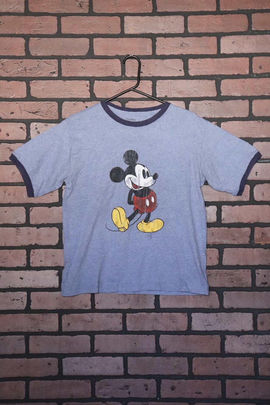 New Kid's Disney Vintage Look Blue T-shirt | Size XL